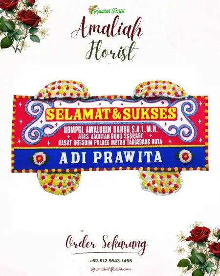 Papan Bunga Ucapan Selamat Jonggrangan